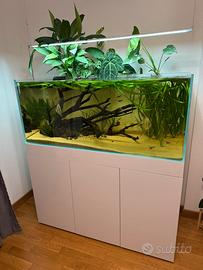 Acquario vasca e mobile aqpet 120 extrachiaro