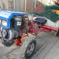 Trattore motocoltivatore Motozappa 4x4 carrello