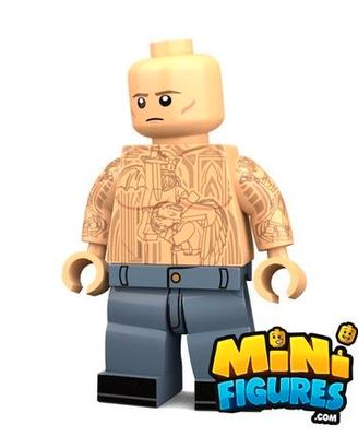 Lego minifigure Prison Break (Michael Scofield) 