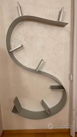 Kartell Bookworm Mensola da Parete color argento