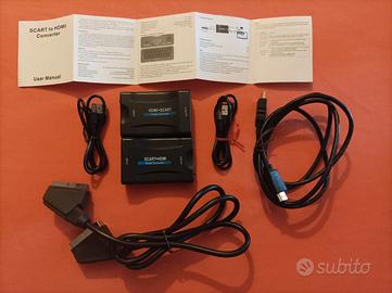 Adattatori cavi Scart/HDMI e HDMI/Scart