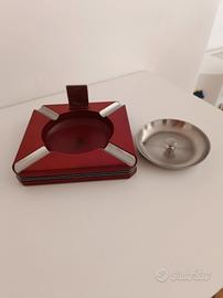 posacenere sigari con tagliasigari ghigliottina 