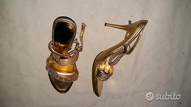 Sandali oro cerimonia nr 41