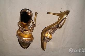 Sandali oro cerimonia nr 41