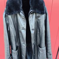 Cappotto donna vera pelle Agnello Nappa taglia 48