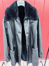 Cappotto donna vera pelle Agnello Nappa taglia 48