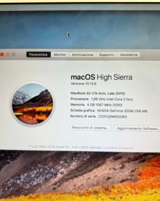 MacBook Air 2010 13 pollici