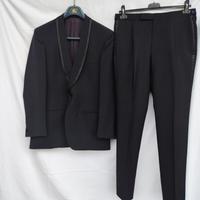 Smoking uomo nero fattura sartoriale Taglia 48