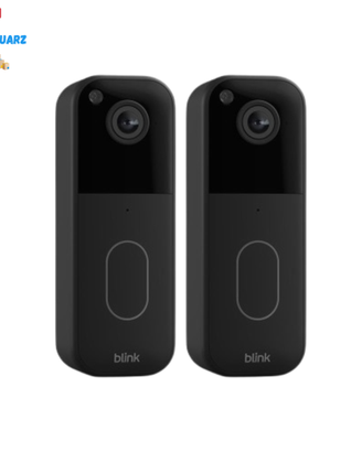 2 Blink Video Doorbell 2Gen 1440p WiFi Alexa Nuovo