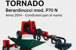 Scuotitore TORNADO Berardinucci P70 N anno 2014