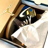 NIKE Air Jordan 1 Mid MMD Game Royal (GS) Tg 36,5
