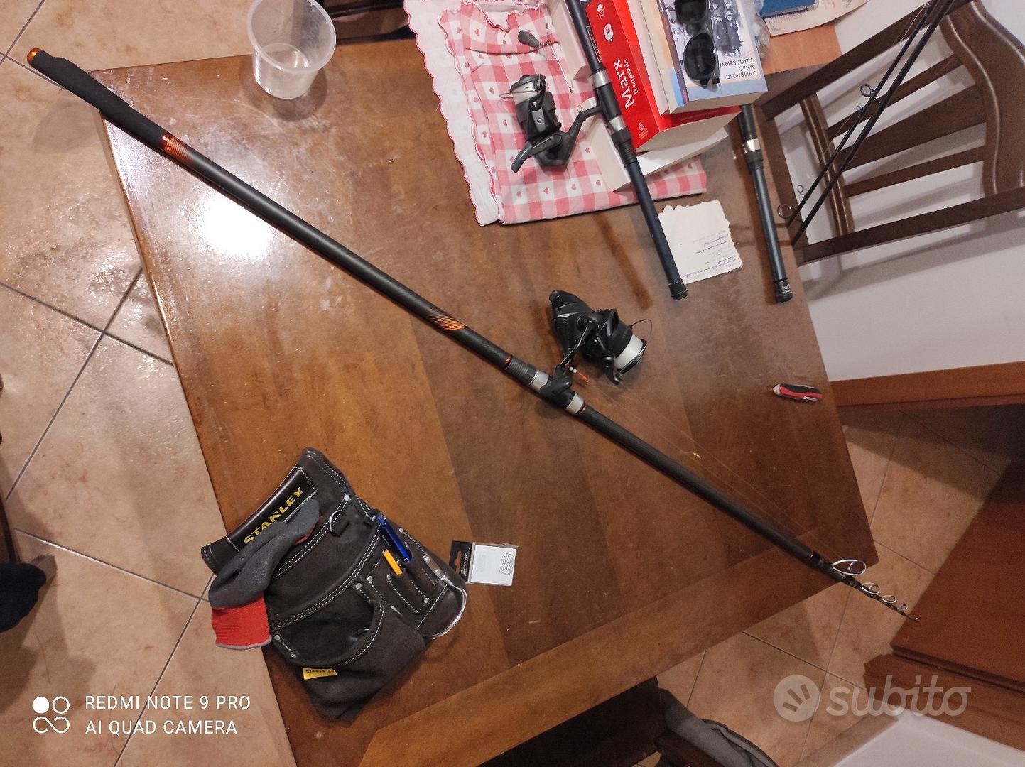 Tubertini Altrex Surf Canna da Pesca 3 Pezzi con Hybrid Tip e Anelli Fuji per Lanci Lunghi