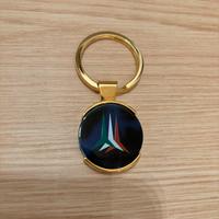 Portachivi frecce trocolori oro