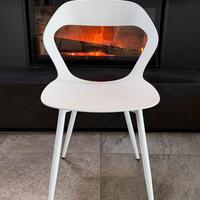 Sedie di design bianche