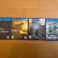 Collezione Giochi PS4 (Dark Souls 2/3, Bloodborne)