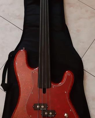 Basso Elettrico Fretless Maruszczyk Modello Jake C