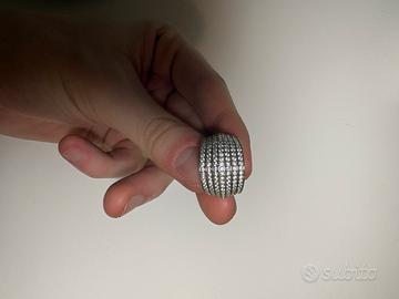 Anello argento 925 e zirconi