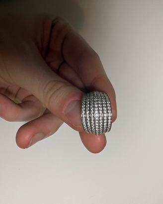 Anello argento 925 e zirconi