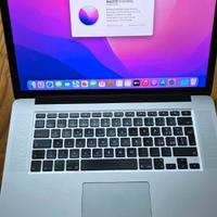 Apple macbook pro 15 pollici mid 2015 i7 2,8 1TB
