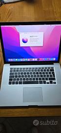 Apple macbook pro 15 pollici mid 2015 i7 2,8 1TB