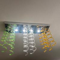 Lampadario con vetro di murano