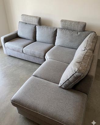 Divano Angolare Poltrone sofà – Grigio