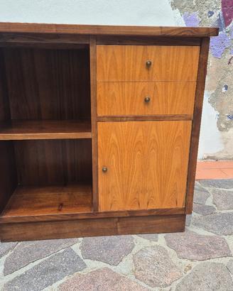 Mobile in noce bicolore vintage