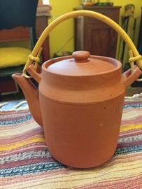 teiera in terracotta vintage/nuova