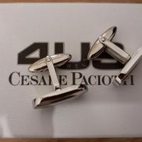 Gemelli Cesare Paciotti in acciaio lucido/satinato