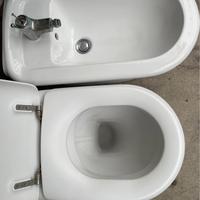 WC e bidet a terra