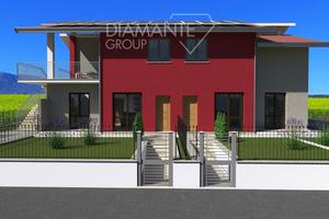 In costruzione, appartamento con garage e giardino