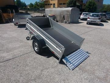 Rimorchio nuovo cargo 220 sponda alluminio