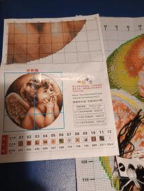 Kit ricamo punto croce 