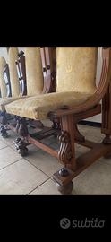 Sedie Classiche in Legno Massello