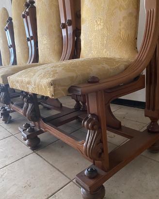 Sedie Classiche in Legno Massello
