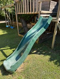 Scivolo plastica  verde