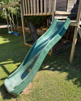 Scivolo plastica  verde