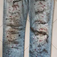 jeans polo customizati da j.r. 