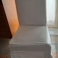 SEDIA POLTRONCINA IKEA RIVESTITA IN COTONE