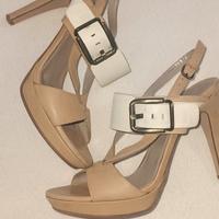 Sandali Hugo Boss n.39 tacchi fibbia 