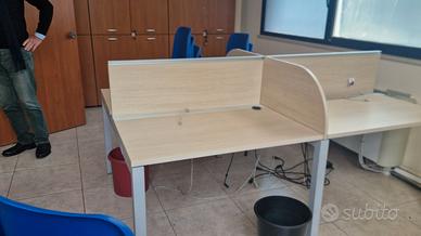 Scrivania ufficio 4 postazioni