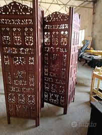Paravento in legno 