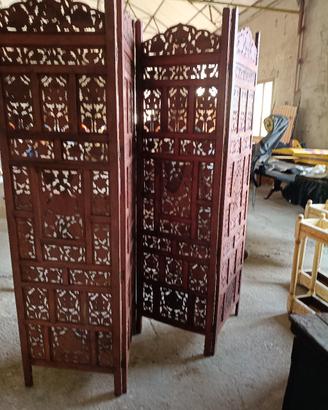 Paravento in legno 