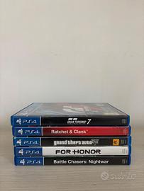 Lotto5Giochi PS4  originali perfetti prezzo blocco