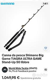 Canna big game piu mulinello