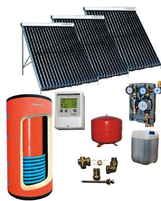 KIT solare termico produzione ACS e riscaldamento