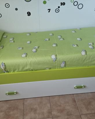 Lettino doppio + Comodino Colombini GOLF