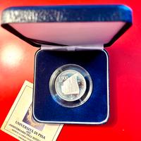 Moneta argento 1993 universita di pisa Proof