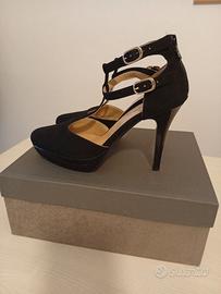 Scarpe con tacco e plateau