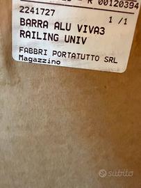 Barre portatutto in alluminio